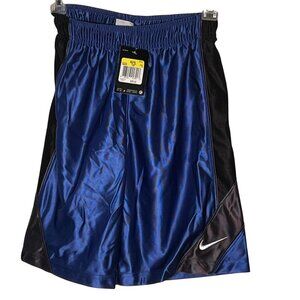 Nike Boys Dri-FIT Performance Basketball Shorts S Blue & Black Polyester Elastic